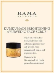 %name Kama Ayurveda Kumkumadi Brightening Face Scrub Review