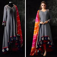images 78 1 Colours That Add Life To Your Grey Ethnic Wear