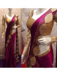 images 2 1 Give Designer Look To Simple Sarees