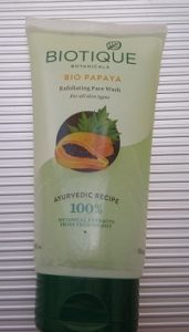 IMG 20170603 124624 171x300 Biotique Bio Papaya Exfoliating Face Wash Review