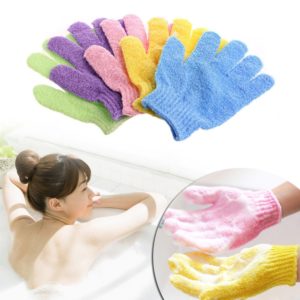 1Pc Shower Bath Glove Exfoliating Wash Skin Spa Massage Body Back Scrub Scrubber 300x300 Exfoliating Bath Gloves For Body Exfoliation