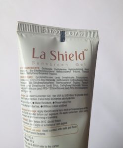 IMG 20170908 134339 249x300 La Shield Sunscreen Gel SPF 40 Review