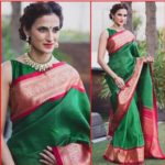 images 18 3 150x150 Chic Striped Sarees For Diva Ethnic Look
