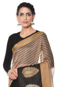 unnamed 1 197x300 Chic Striped Sarees For Diva Ethnic Look