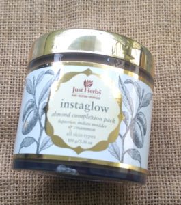 IMG 20171024 123819 265x300 Just Herbs Instaglow Almond Complexion Pack Review