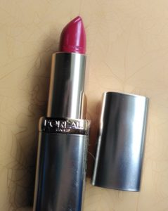 IMG 20171114 125847A 239x300 Loreal Color Riche Deep Raspberry Lipstick Review