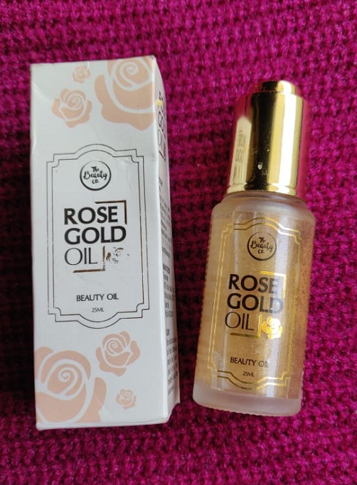 Rose gold oil1 The Beauty Co. Rose Gold Oil Review