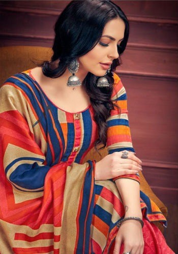 Tanishk Fashion Gulistan Pure Hairing Bond Pashmina Suit 6906 Indian Wear Winter Fashion