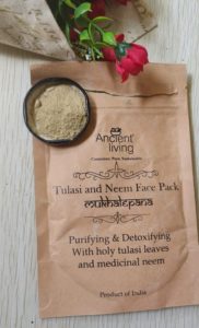 Ancient living tulsi neem facepack 182x300 Ancient Living Tulasi Neem Face Pack Review